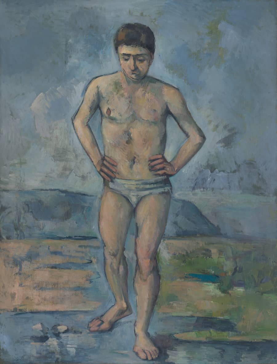 The Bather, 1885-87 by Paul Cezanne