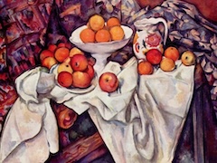 Still life with Apples and Oranges by Paul Cézanne