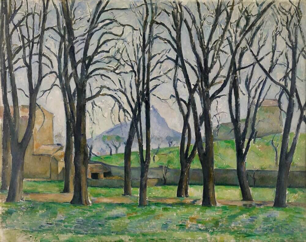 Chestnut Trees at the Jas de Bouffan, 1885 by Paul Cezanne