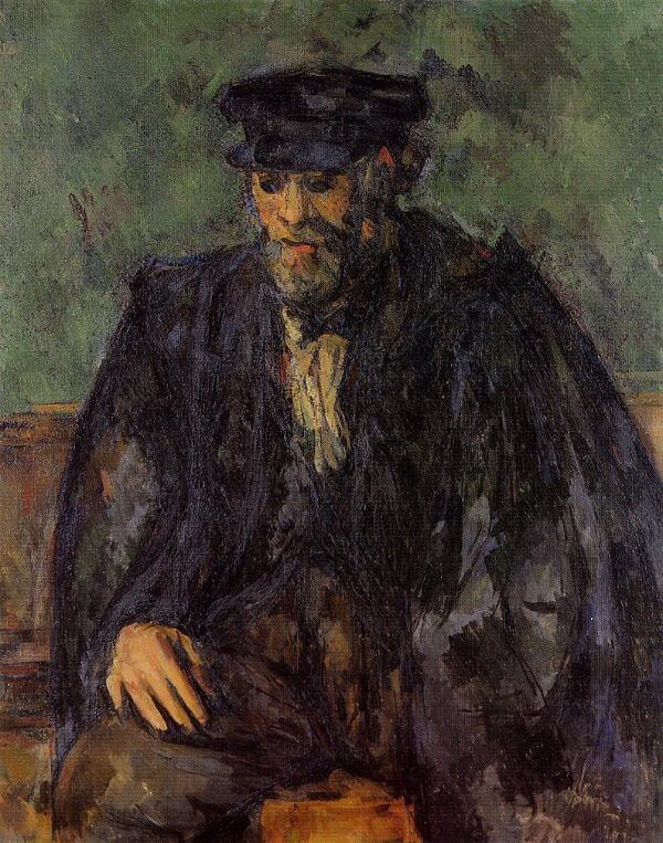 Portrait of the Gardener Vallier, 1906 - by Paul Cezanne