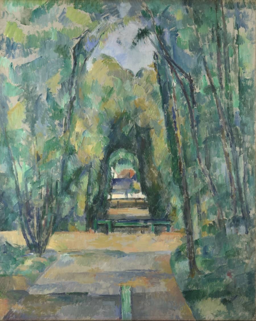 Road at Chantilly, 1888 by Paul Cezanne