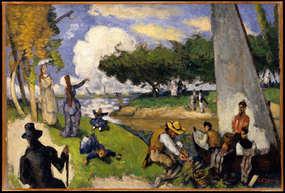 The Fishermen, 1875 - by Paul Cezanne