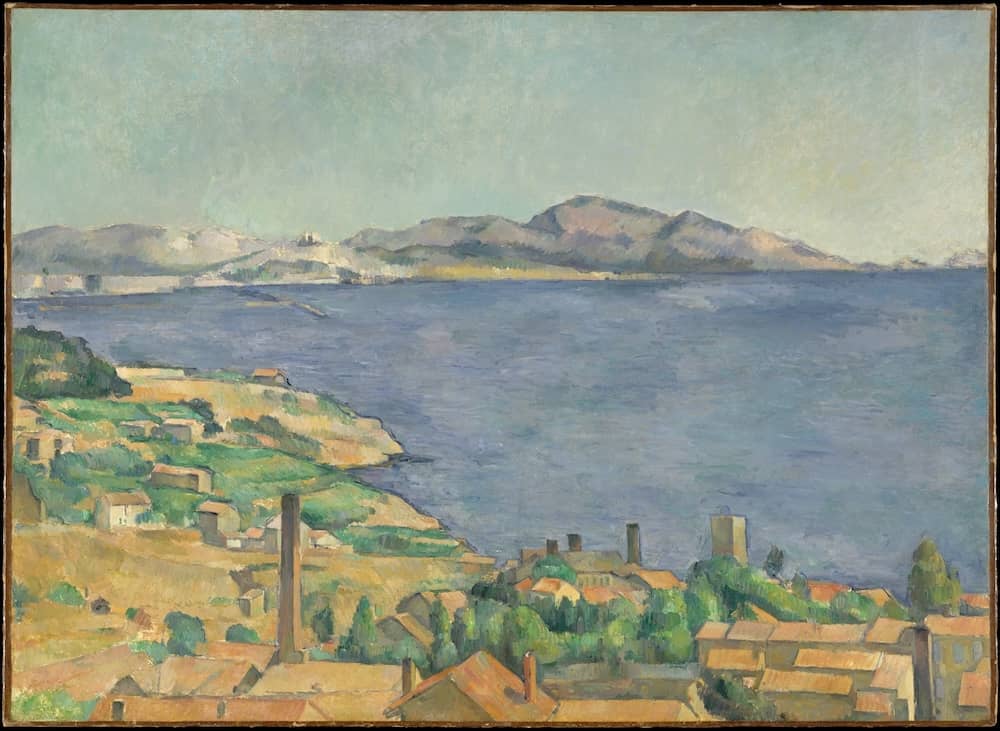 The Gulf of Marseilles Seen from L'Estaque, 1885 - by Paul Cezanne