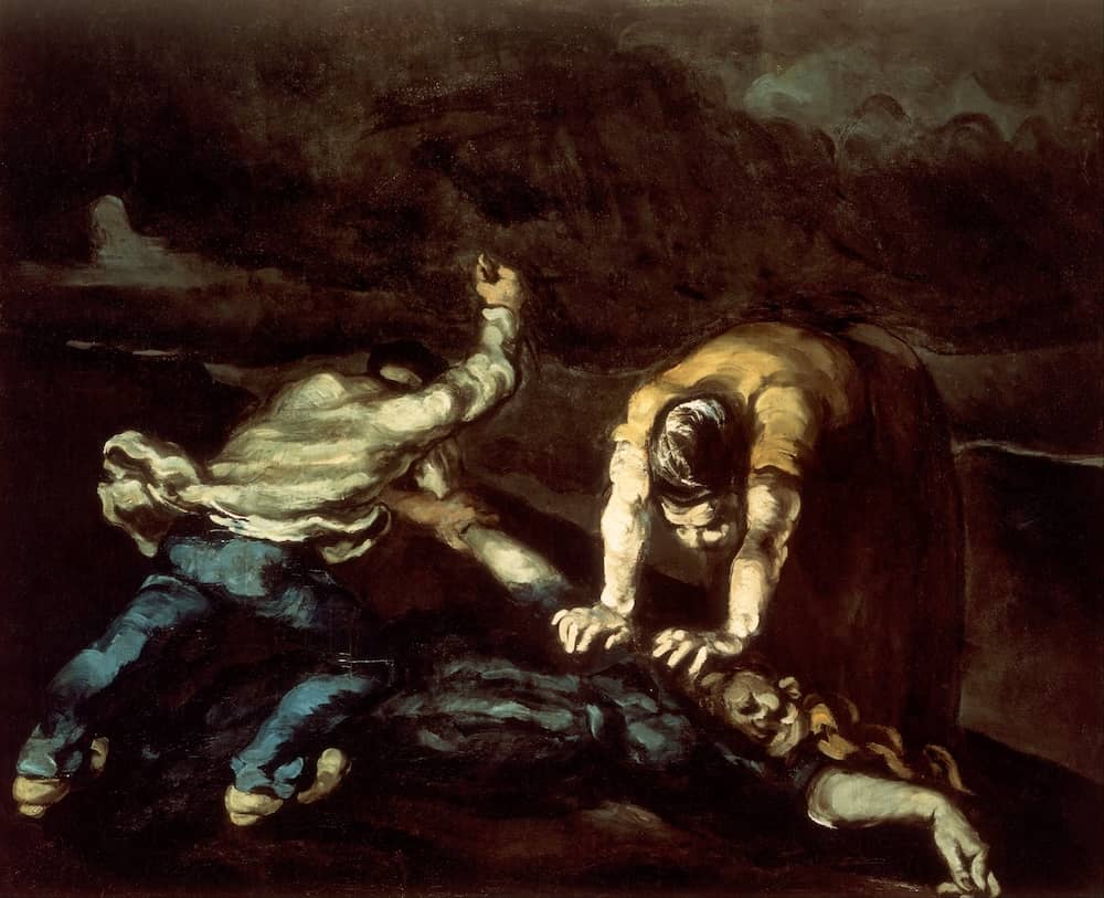 The Murder - by Paul Cezanne