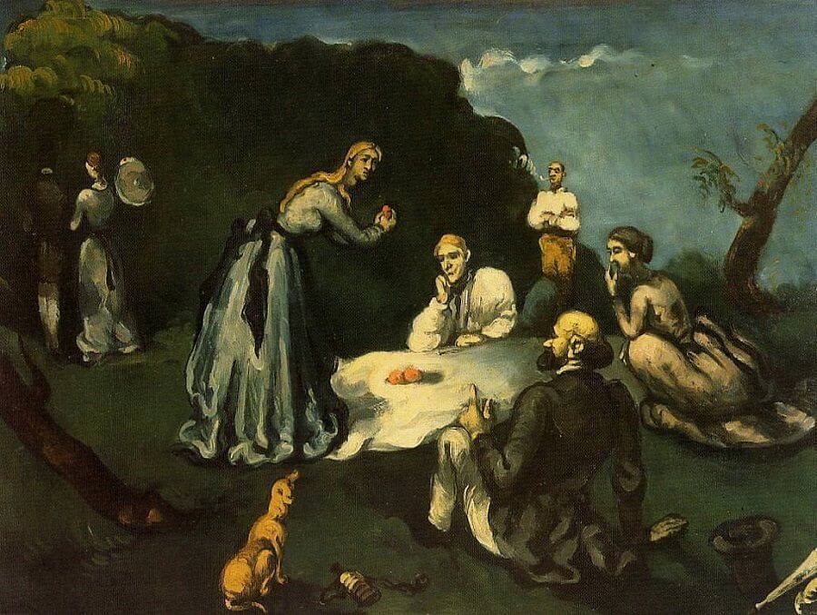 The Picnic, 1869 by Paul Cezanne