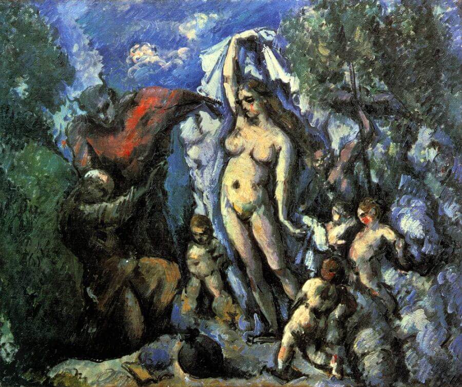 The Temptation of St. Anthony, 1887 - by Paul Cezanne