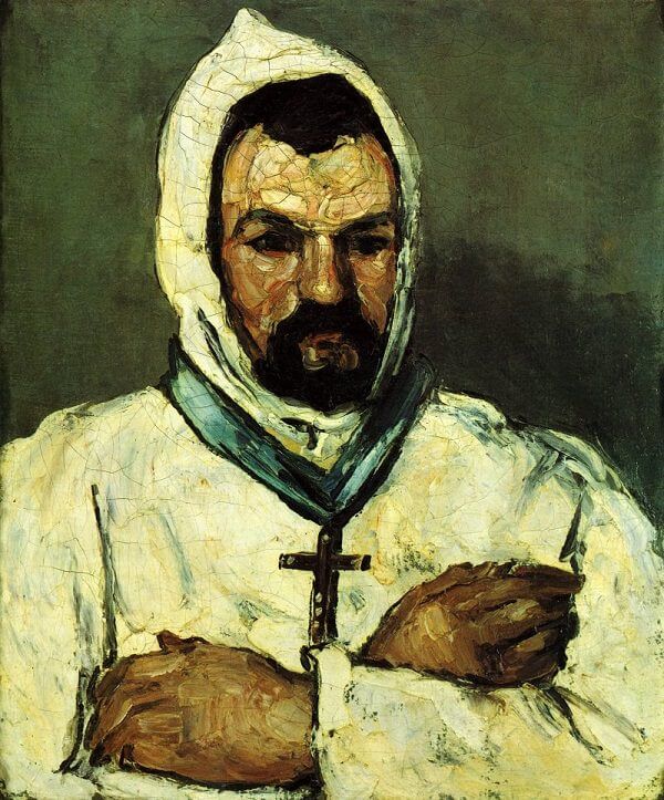 Uncle Dominic as a Monk, 1866 by Paul Cezanne