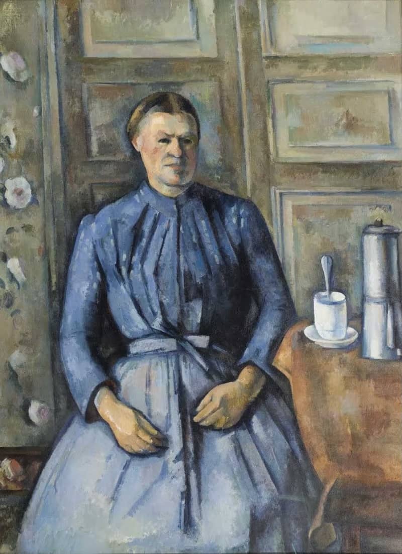 Woman with a Coffee Pot, 1895 - by Paul Cezanne