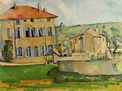 House and Farm at Jas de Bouffan by Paul Cézanne