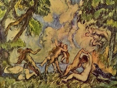 Bacchanalia the Battle of Love by Paul Cézanne