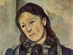 Madame Cezanne with Unbound Hair by Paul Cézanne