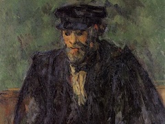 Portrait of the Gardener Vallier by Paul Cézanne