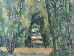 Road at Chantilly by Paul Cézanne