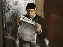 The Artist Father Reading his Newspaper by Paul Cézanne