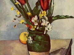Tulips and Apples by Rene Magritte